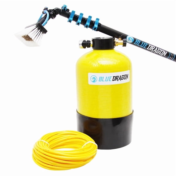 Blue Dragon Water Fed and DI Tank Starter Kit - Yellow - 30ft Mini HK