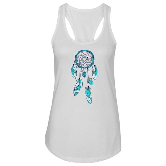 Blue Dream Catcher Tank Women -Image by Shutterstock, Female Large