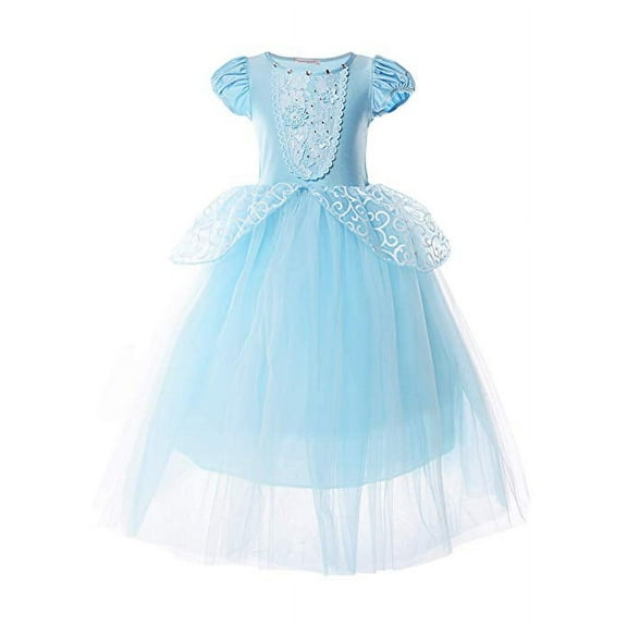 Blue Dress Princess Costume Party Dress up