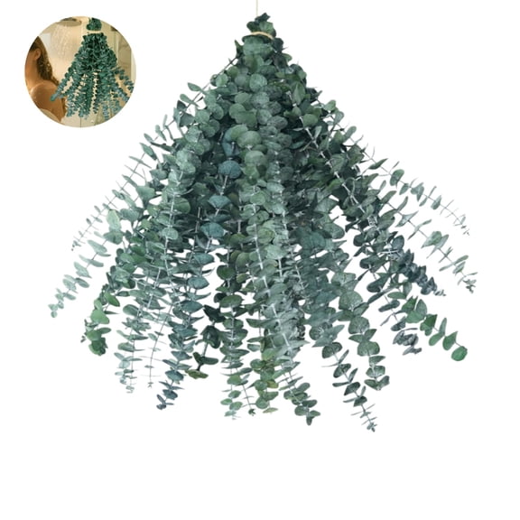 Blue Dried Eucalyptus for Shower Hanging,10pcs Eucalyptus for Shower Decor,HXRH Aromatherapy Branches for Spa,Vase Fillers,Wedding,and Home Decoration