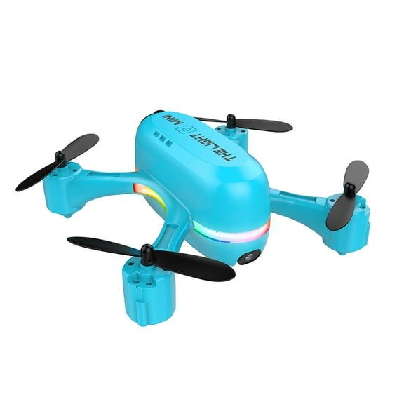 Blue Drone With 1080P Hd Fpv Camera, Altitude Hold, Headless Mode, One-Button Start, Speed Control, Remote Control Toy For Kids, Plastic And Electronic Components