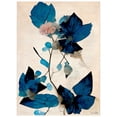 thumbnail image 1 of Blue Dry Flowers I Washable Art Area Rug size 8'x10', Power-loomed, Heavenly Softness with Non-Slipping Backing, 1 of 7