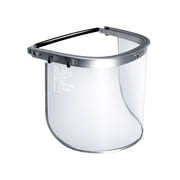 Blue Eagle Aluminum Face Shield Adapter for Cap-style Hard Hat | Visor Bracket | Silver Color | with 1 Free High Impact Replacement Visor