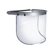 Blue Eagle Aluminum Face Shield Adapter for Full-Brim Hard Hat | Visor Bracket | Silver Color | with 1 Free Replacement High Impact Visor