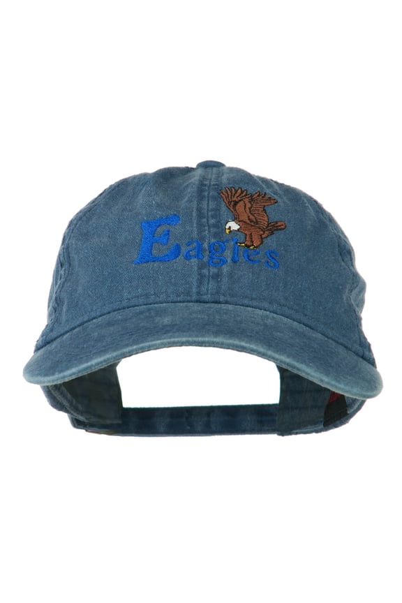 Blue Eagles Embroidered Washed Cap - Navy OSFM