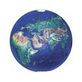 thumbnail image 1 of Blue Earth Marble With Natural Earth Continents, Recycled Glass By Shasta Vis..., 1 of 4