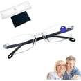 thumbnail image 1 of Blue Ease Optics Glasses, Clear Automatic Zoom Reading Eyeglasses, Smart Look Far and Near Blue Glasses（Clear）, 1 of 7