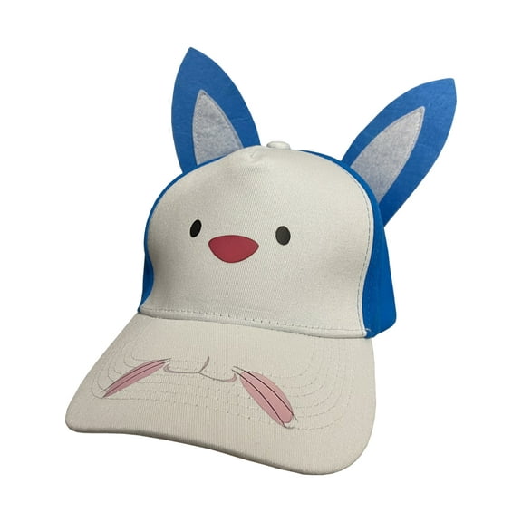 Blue Easter Bunny Baseball Hat With Ears Costume Accessory
