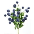 thumbnail image 1 of Blue Ecinops Bush Artificial Flowers, 1 of 1