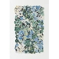 thumbnail image 1 of Blue Edge Rug Cassia Wool/Viscose Blend Tufted Floral-Shaped Rug(Blue Green, 8x10 Feet), 1 of 4