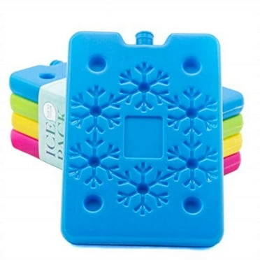 Blue Ele Ice Pack for Lunch Box and Cooler for Kids, Set of 4