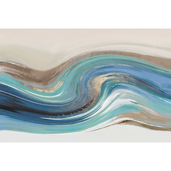 Blue Elements II Poster Print - Emma Peal (24 x 18)