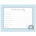 thumbnail image 1 of Blue Elephant Baby Shower Wishes for Baby Cards - 48 count, 1 of 2