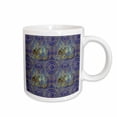 thumbnail image 1 of 3drose, Blue Elephant Ornament Pattern, 11oz Mug, 1 of 6