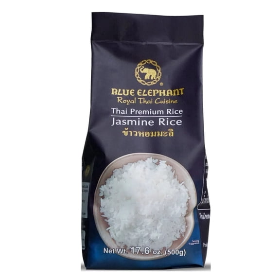 Blue Elephant Royal Thai Cuisine, Thai Hom Mali, Jasmine Rice, 500g Bag