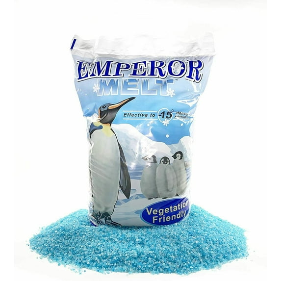 Blue Emperor Ice Melt Environmentally Friendly and Pet Safe Ice Melt 50 lb bag