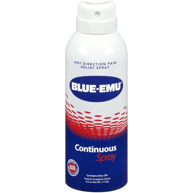 Blue Emu Pain Relief, Odor Free, Maximum Strength, Spray - 4.0 oz