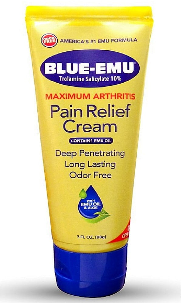 BlueEmu Maximum Arthritis Pain Relief Cream 3 oz (Pack of 2)