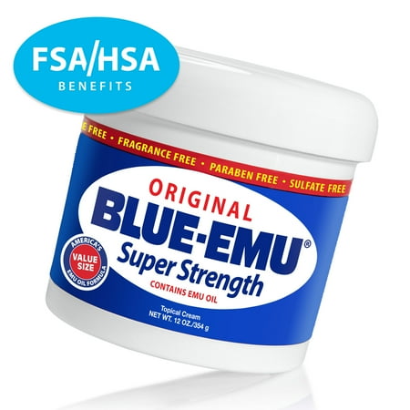 (2 pack) (2 Pack) Blue-Emu Super Strength Topical Cream, 12 oz