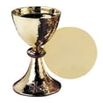 thumbnail image 1 of Blue Enamel Cross Chalice with Paten, 1 of 2