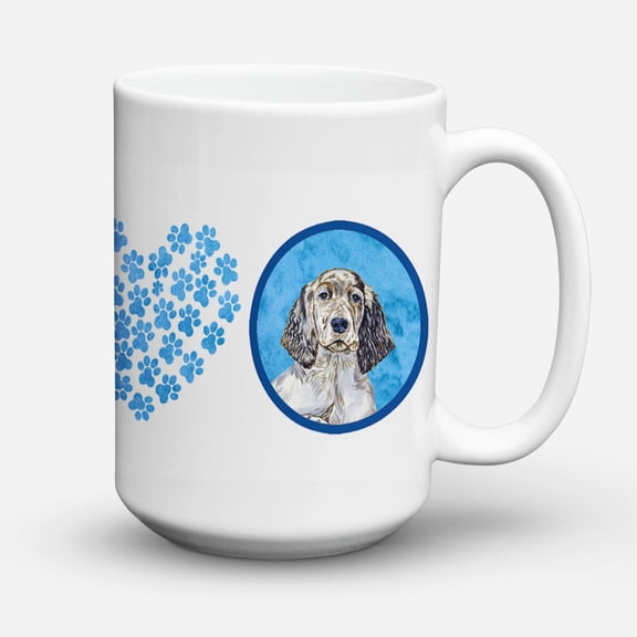 Blue English Setter Coffee Mug 15 oz