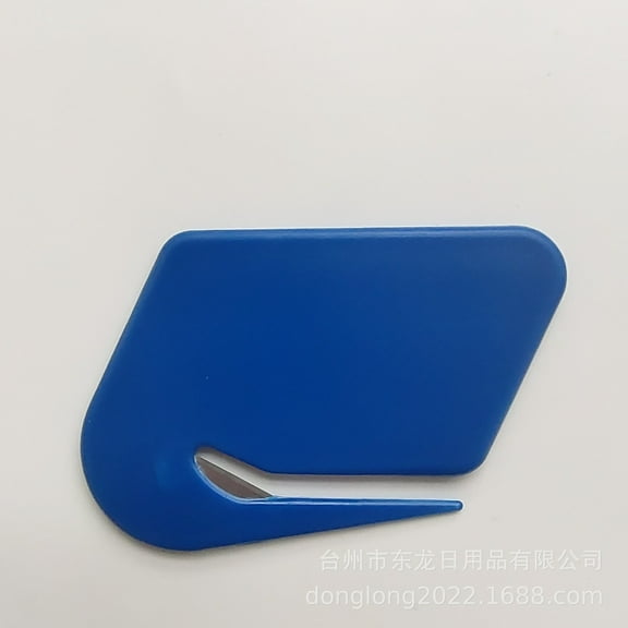 Blue Envelope Opener Slitter Paper Cutter With Concealed Blade Safe Opening Tool For Mail Packages Blue