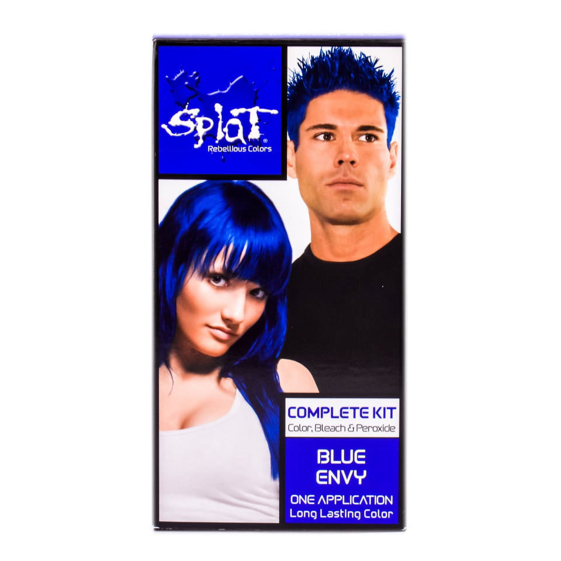 Blue Envy , Splat Rebellious Colors Complete Hair Color Dye Kit with