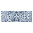 thumbnail image 1 of Blue Ethnic Geometric Pattern Kitchen Rug Mat,Kitchen Runner Rugs Non Skid Washable,Decorative Kitchen Floor Mats for Kitchen,Sink,Laundry,17"X47", 1 of 5