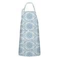 thumbnail image 1 of Blue Ethnic Mandala Pattern Apron-Garden Aprons for Women with Pockets-Cotton Linen Waterproof Kitchen Cooking Gardening Aprons Adjustable for Kitchen,Cooking,BBQ and Salon 33x27 Inch, 1 of 7