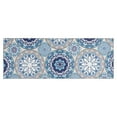 thumbnail image 1 of Blue Ethnic Mandala Pattern Kitchen Rug Mat,Kitchen Runner Rugs Non Skid Washable,Decorative Kitchen Floor Mats for Kitchen,Sink,Laundry,17"X47", 1 of 5