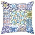 thumbnail image 1 of Blue Ethnic Style Cushion Cover Retro Geometric Pattern Decorative Pillow Sofa Printed, 1 of 5