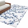 thumbnail image 1 of Blue Eucalyptus Area&nbsp;Rug 3x5ft Spring Botanical Branch Leaf Plant Abstract Art Non-Slip&nbsp;Washable Square&nbsp;Rugs Soft Felt Indoor Floor Mat for Bedroom Kitchen Living Room Bathroom, 1 of 9