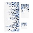 thumbnail image 1 of Blue Eucalyptus Leaves Towel Set of 3, Soft Microfiber Bath Towels, Hand Towel, Washcloths, Summer Botanical Watercolor Quick-Dry Absorbent Towels for Bathroom Kitchen Hotel Beach Gym Spa, 1 of 7