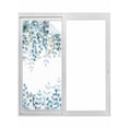 thumbnail image 1 of Blue Eucalyptus Leaves Window Privacy Film, Farmhouse Watercolor Floral Static Cling UV Sun Blocking Tint Film Heat Control Windows Films for Bedroom Bathroom, Window Stickers 35.4"x78.7", 1 of 8