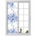 thumbnail image 1 of Blue Eucalyptus Window Privacy Film, Botanical Plant Rustic Succulent Branch Static Cling UV Sun Blocking Heat Control Window Tint, Non-Adhesive One Way Windows Privacy Cover 17.7''x78.7'', 1 of 7