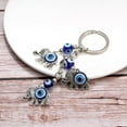 thumbnail image 1 of Blue Evil Eye Keychain – Religious Protection Amulet, Stylish Lucky Charm Accessory, 1 of 1