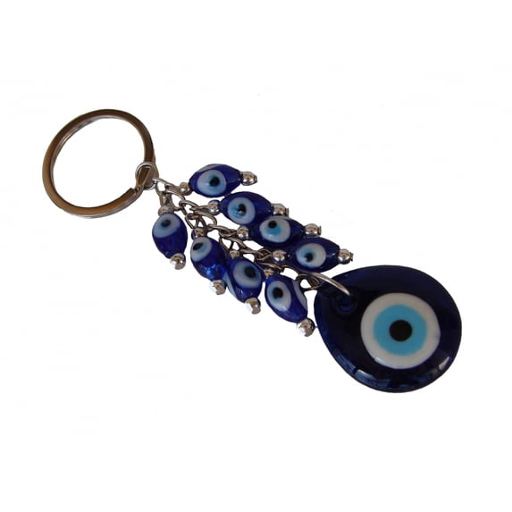 Blue Evil Eye Protection Keychain