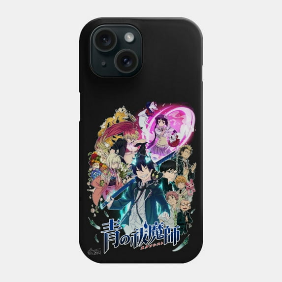 Blue Exorcist Protective Cover for iPhone 11–17 Pro Max Dark Anime Inspired Case