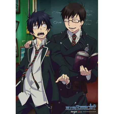 Blue Exorcist Rin and Yukio Wallscroll