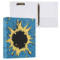 Glittery Rainbow 3 Ring Hardcover Binders 1.5in Round Rings for Letter ...