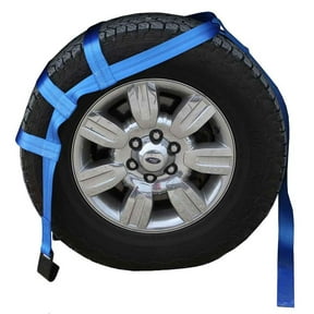 US Cargo Control Extra Large Tow Dolly Basket Strap, Car Dolly Strap With Flat Hook End Fittings, For Wheel Sizes 17 Inches Or Larger, 3,333 Pound Working Load Limit