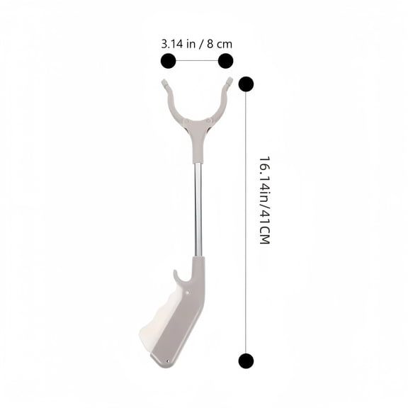 Blue Extra-Long 43-Inch Foldable Trash Grabber with Magnetic Tip, Multi-functional Sweeping Pliers, Lightweight Telescopic Arm, Multi-angle Flexible Gripping, Suitable for Bedroom, Kitchen,