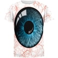 thumbnail image 1 of Blue Eyeball Costume All Over Adult T-Shirt - Small, 1 of 2