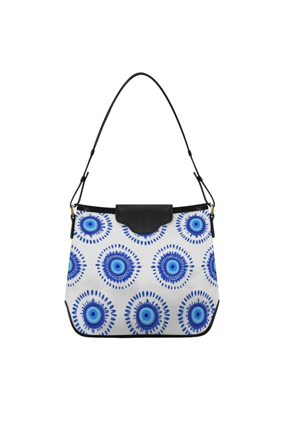 Blue Eyes Women's Tote Bag Convertible Handbags Hobo Shoulder Bag with Zipper Magnetic Snap