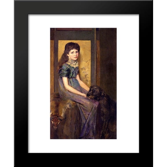 Blue Eyes and Brown 20x24 Framed Art Print by Tom Roberts