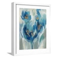 thumbnail image 1 of Art.com Blue Fairy Tale Floral II Art Print by Silvia Vassileva, White Frame Wall Art, 17" x 21", 1 of 5