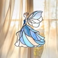 thumbnail image 1 of Blue Fairy Wing Angel Art Acrylic Suncatcher Colorful Fantasy Flat Window Hanging Nursery Decor, 1 of 5