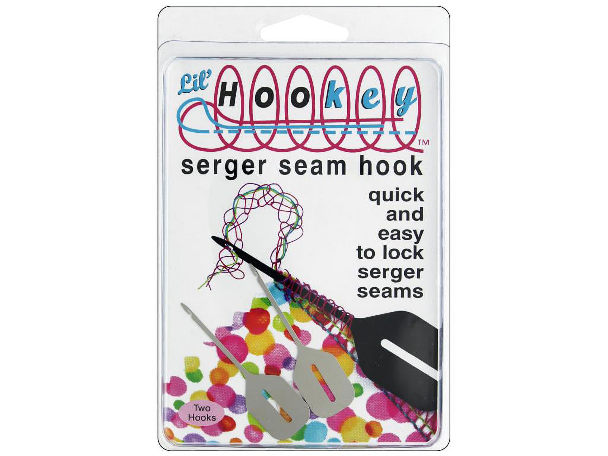 Blue Feather Lil Hookey Serger Seam Hook 2pc