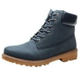 thumbnail image 1 of Blue Female Cozy Snow Boots With Fleece Lining And Sturdy Round Toe For Warmth And Protection In Snowy Conditions And Casual Wear, 1 of 4