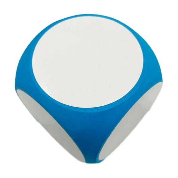 Blue Festive Dice For Christmas Gift Exchange With Customizable Rules For Fun Parties